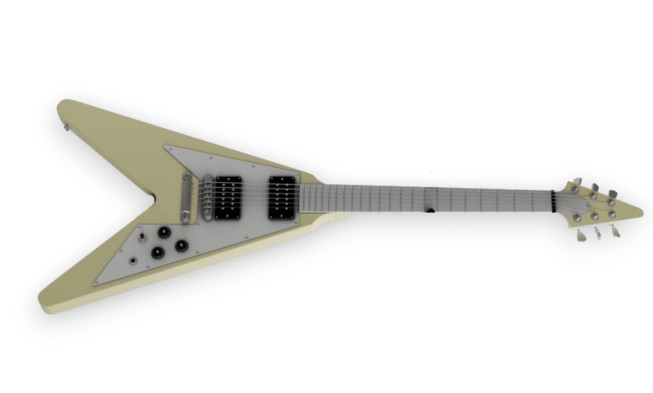 Gibson Flying V electric guitar.