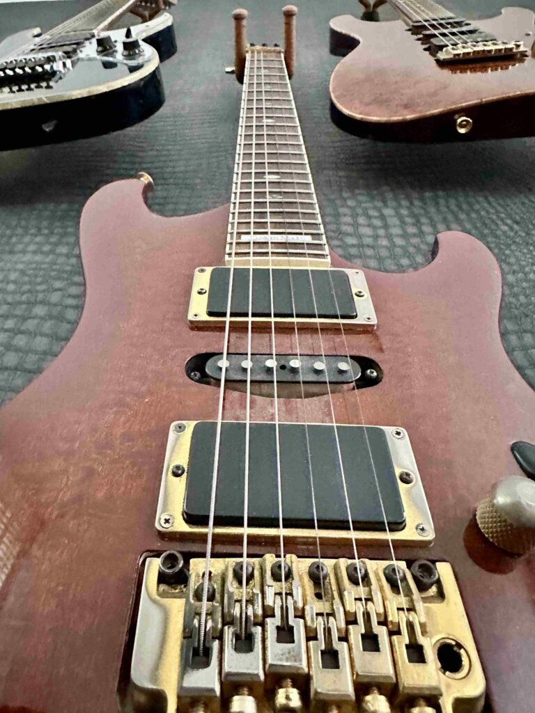 A HSH pickup configuration on an Ibanez S540.